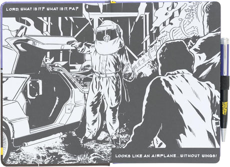 Back to the Future A5 Notebook With Pen