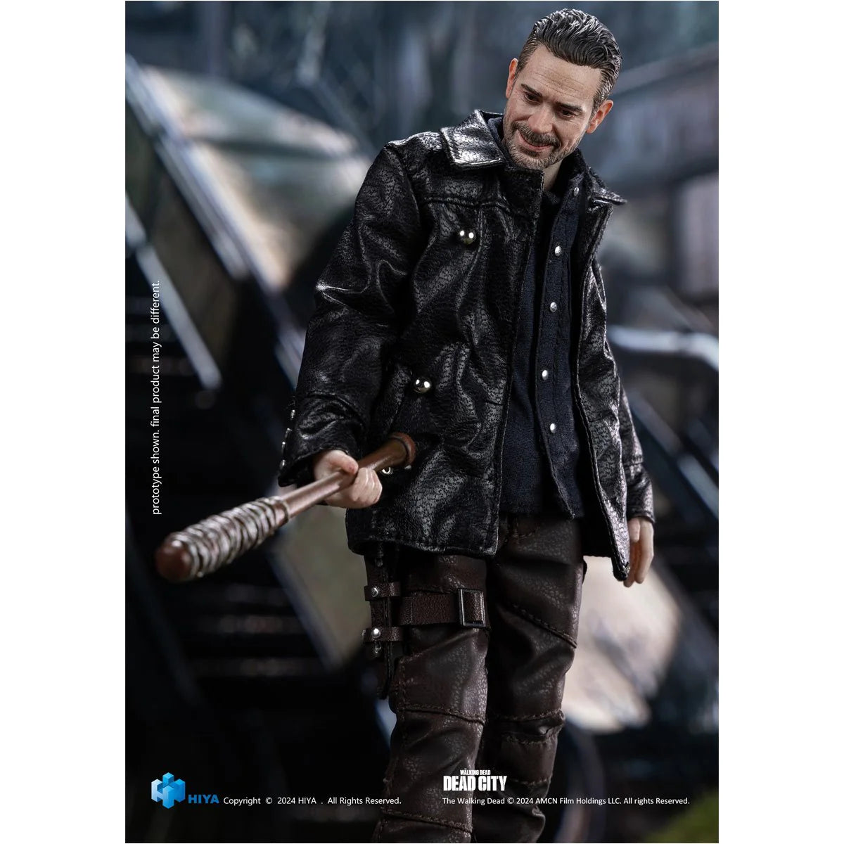 Walking Dead Dead City Exquisite Super Negan 1/12 Scale Previews Exclusive Action Figure