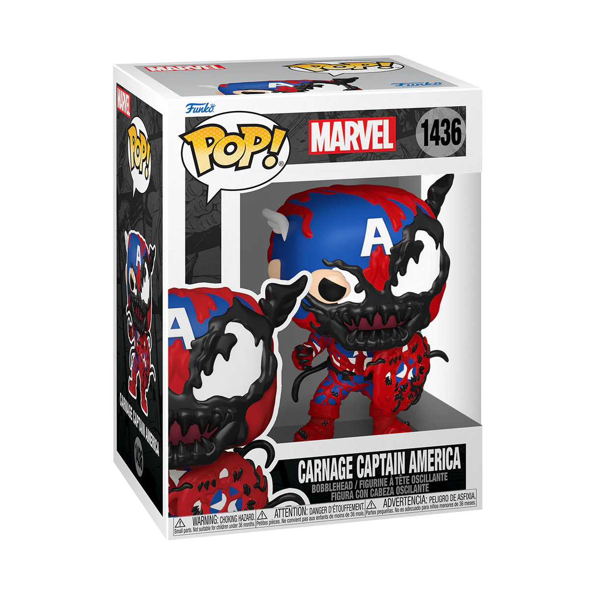 Marvel Carnage Captain America Funko Pop! Vinyl Figure #1436