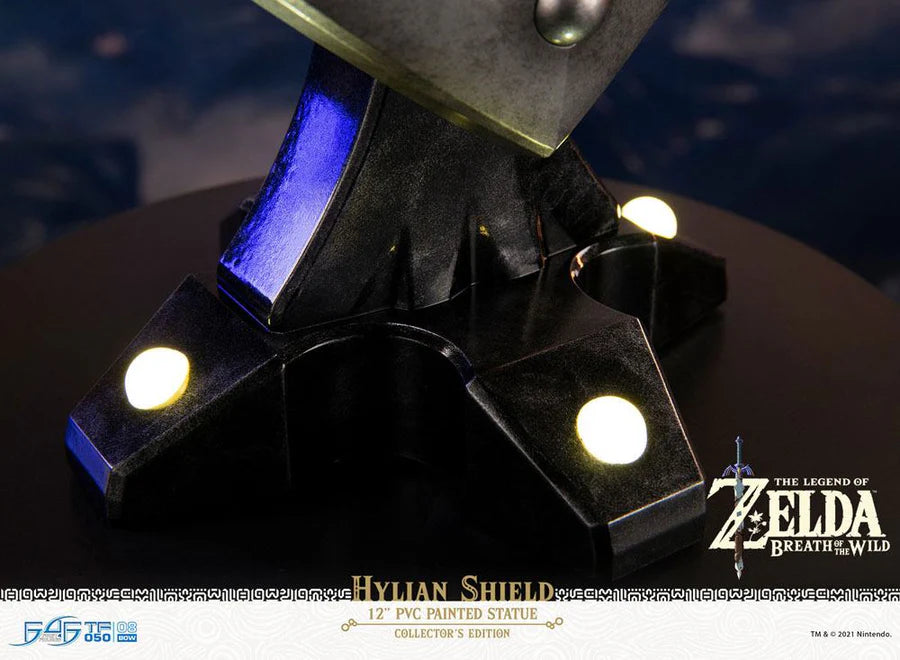 The Legend of Zelda Breath of the Wild Hylian Shield 12" First4Figures Collector's Edition PVC Statue