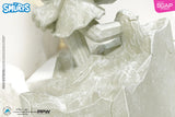 The Smurfs Carving Smurfette Statue (White Stone Version)