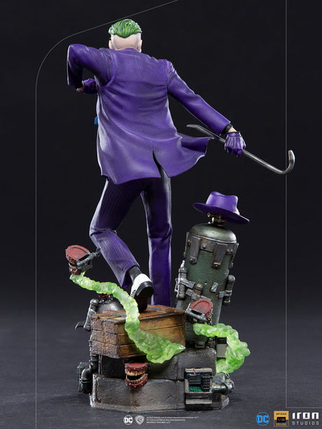 DC Comics The Joker Deluxe Version 1/10 Scale Iron Studios Statue