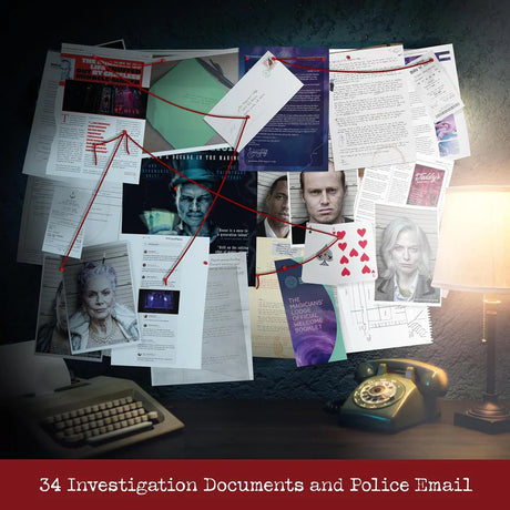 Murder Of A Magician Case File Evidence Bag Cryptic Killers