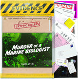 Murder Of A Marine Biologist Case File Evidence Bag Cryptic Killers