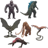 Monsterverse Godzilla Vs Kong 2 Inch Mini Monster 6 Pack