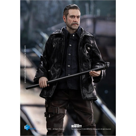 Walking Dead Dead City Exquisite Super Negan 1/12 Scale Previews Exclusive Action Figure