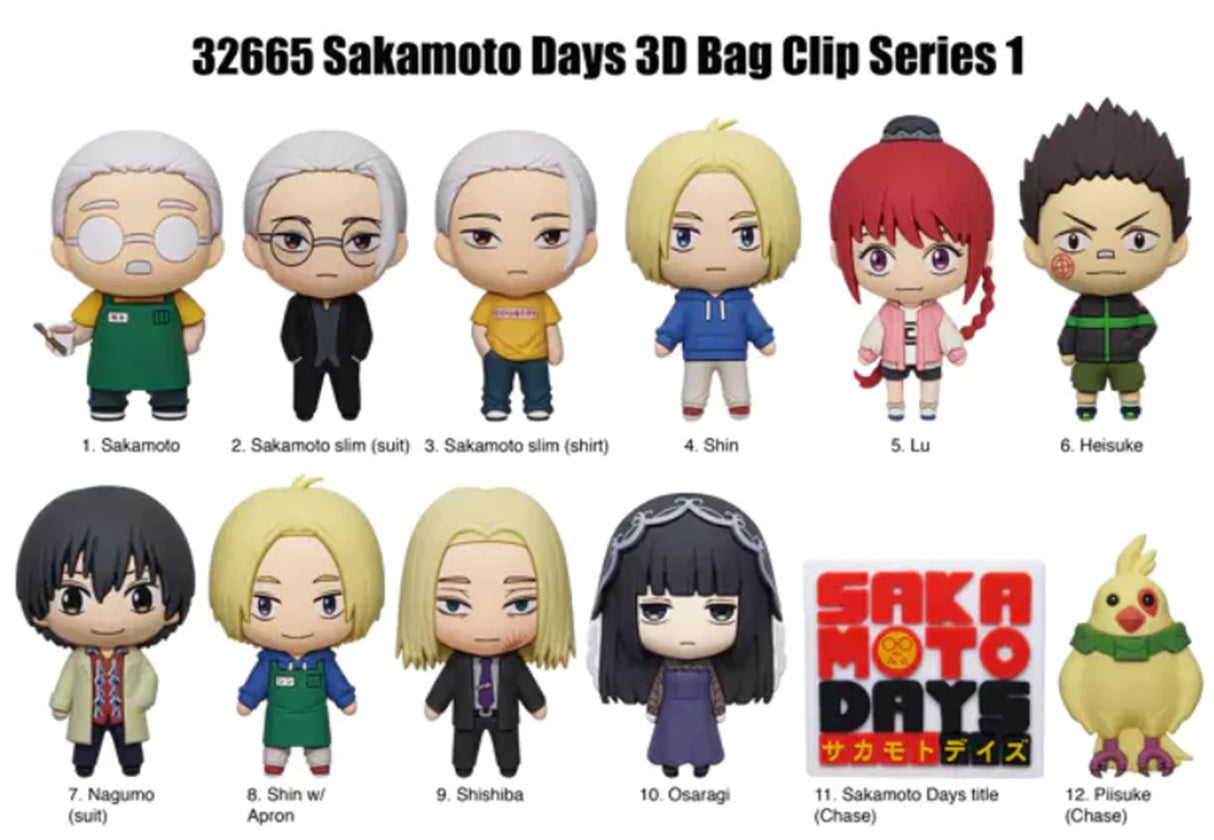 Sakamoto Days Series 1 Bag Clip