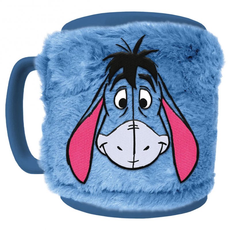 Disney - Winnie the Pooh - Eeyore Fuzzy Mug (With Removable Covering)