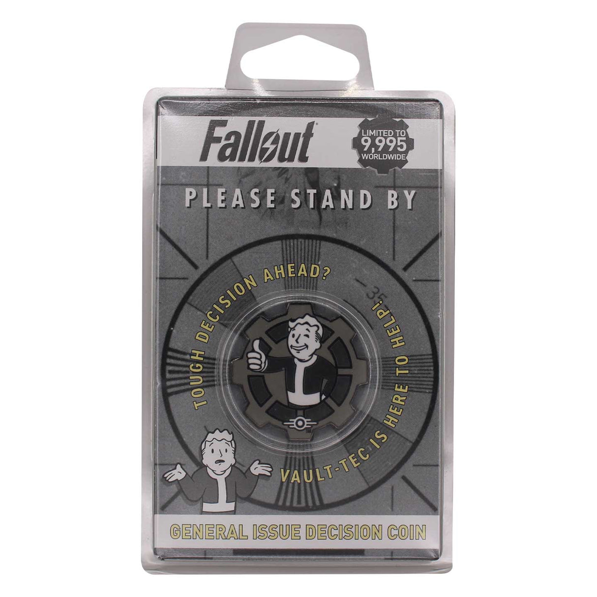 Fallout Decision Coin (Black & White)