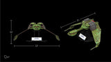 Star Trek Klingon Bird of Prey Qraftworks Puzzlefleet 3D Model Kit