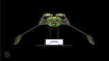 Star Trek Klingon Bird of Prey Qraftworks Puzzlefleet 3D Model Kit