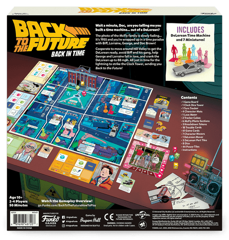 Back to the Future Back in Time Game