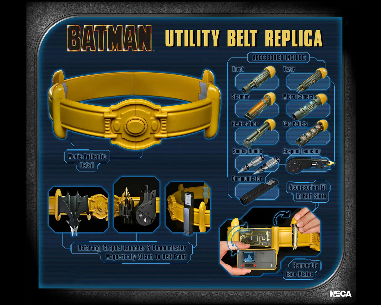 DC Comics Batman 1989 Movie Prop Replica Batman’s Utility Belt