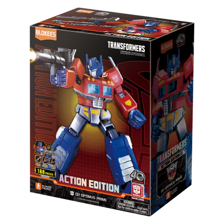 Transformers G1 Optimus Prime Action Edition Blokees Model Kit Action Figure