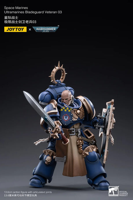 Warhammer 40K Ultramarines Bladeguard Veteran 03 1/18 Scale Figure