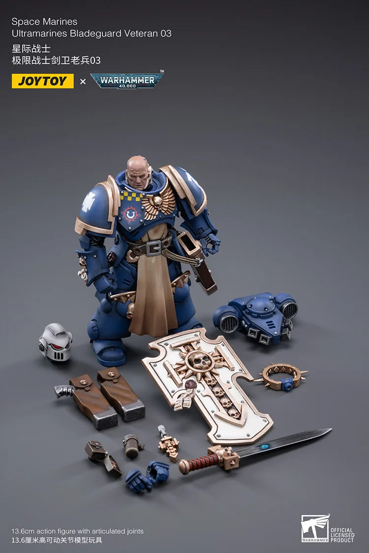 Warhammer 40K Ultramarines Bladeguard Veteran 03 1/18 Scale Figure