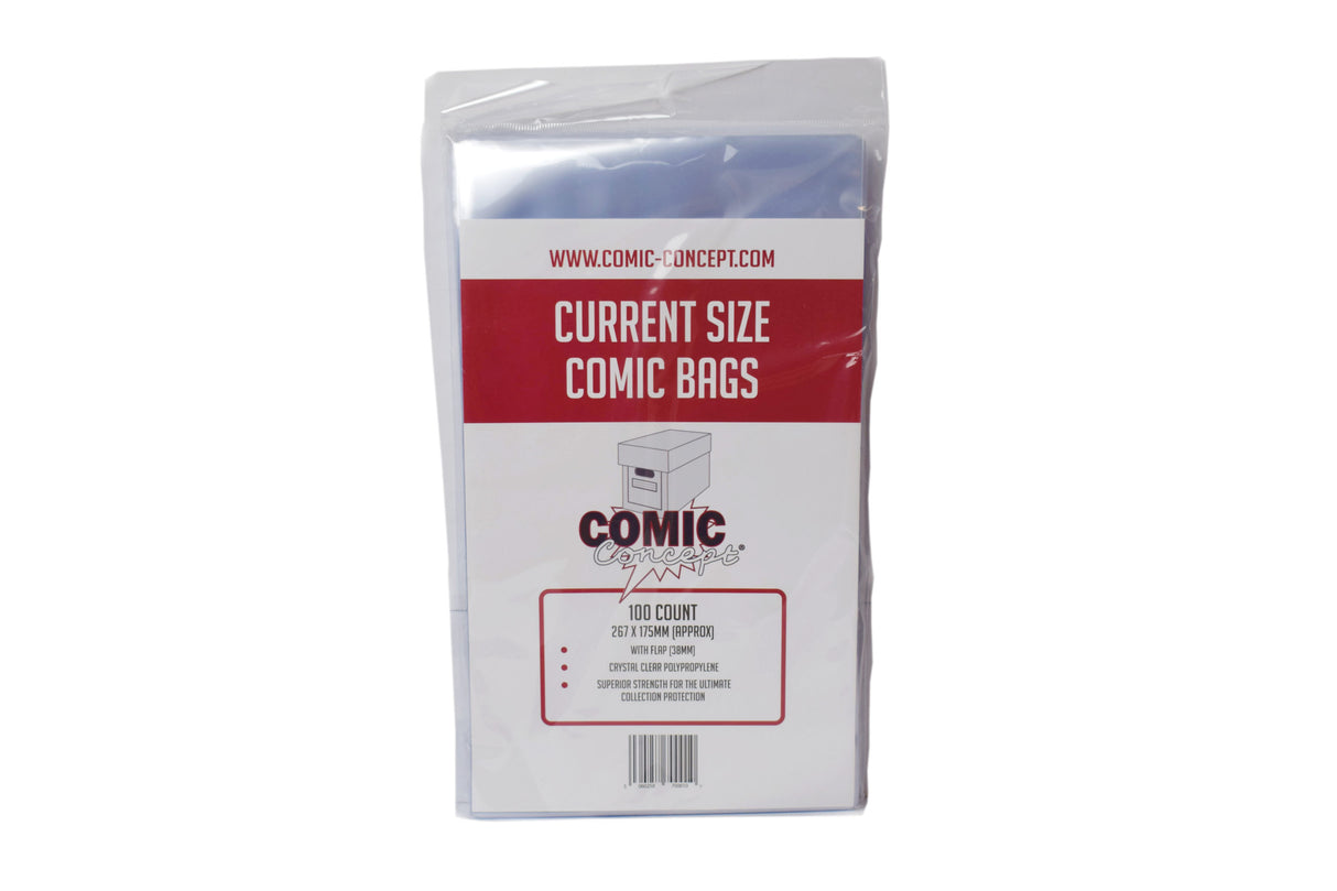 Comic Concept Current Comic Bags 100-Pack