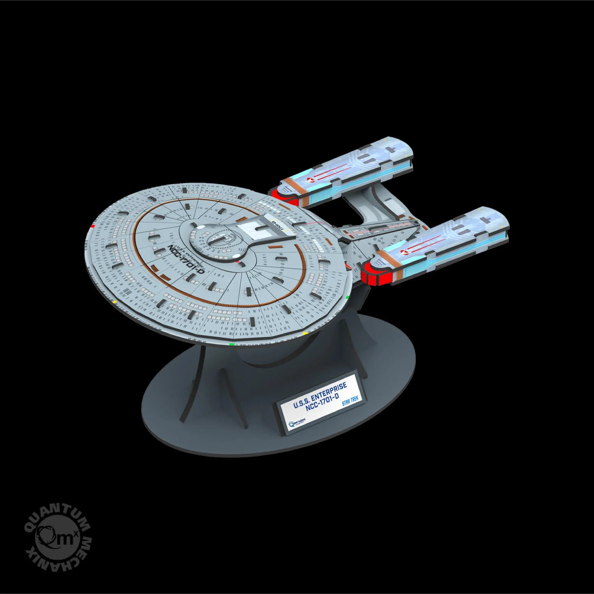 Star Trek USS Enterprise NCC-1701-D Qraftworks Puzzlefleet 3D Model Kit