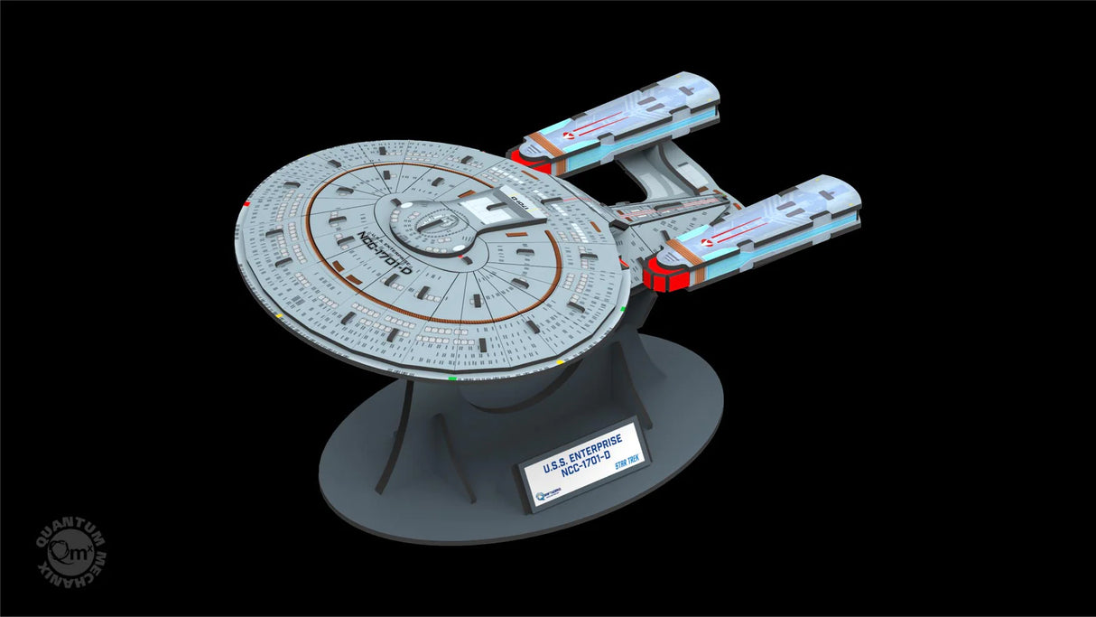 Star Trek USS Enterprise NCC-1701-D Qraftworks Puzzlefleet 3D Model Kit