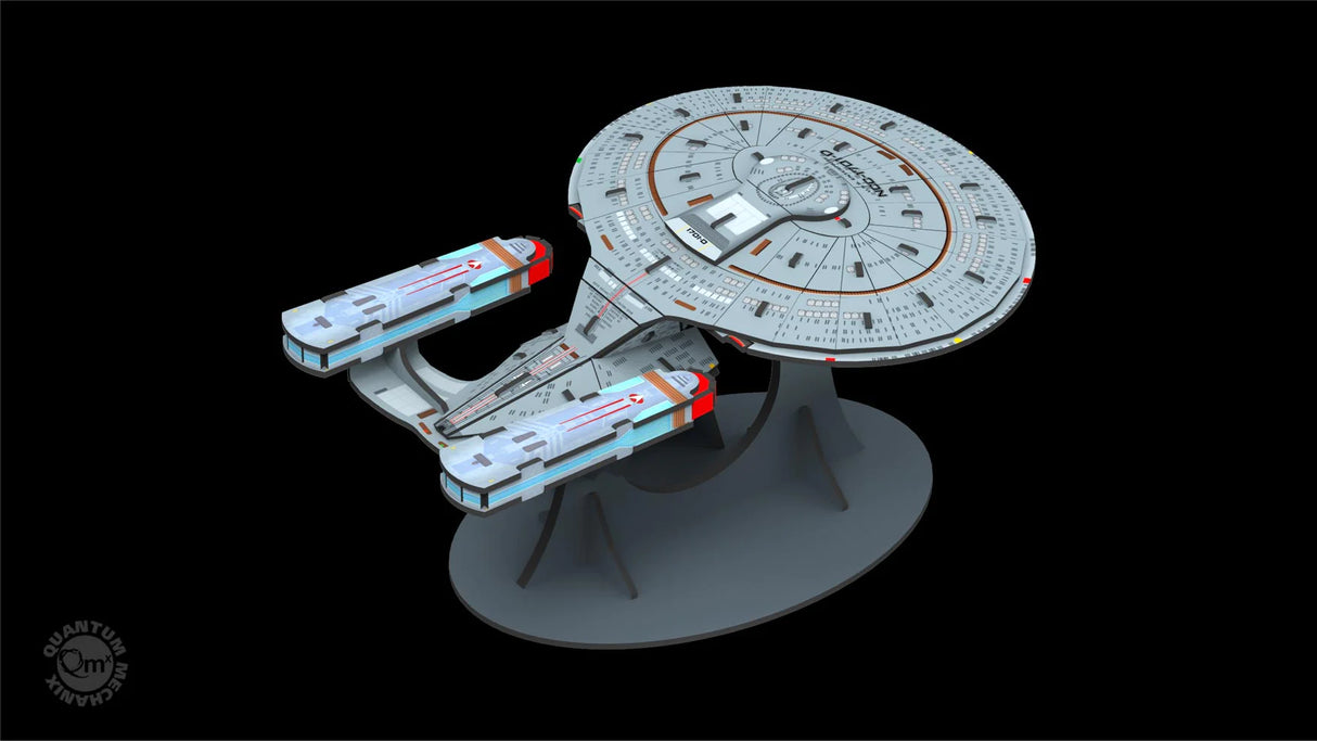 Star Trek USS Enterprise NCC-1701-D Qraftworks Puzzlefleet 3D Model Kit