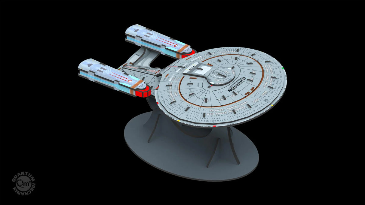 Star Trek USS Enterprise NCC-1701-D Qraftworks Puzzlefleet 3D Model Kit