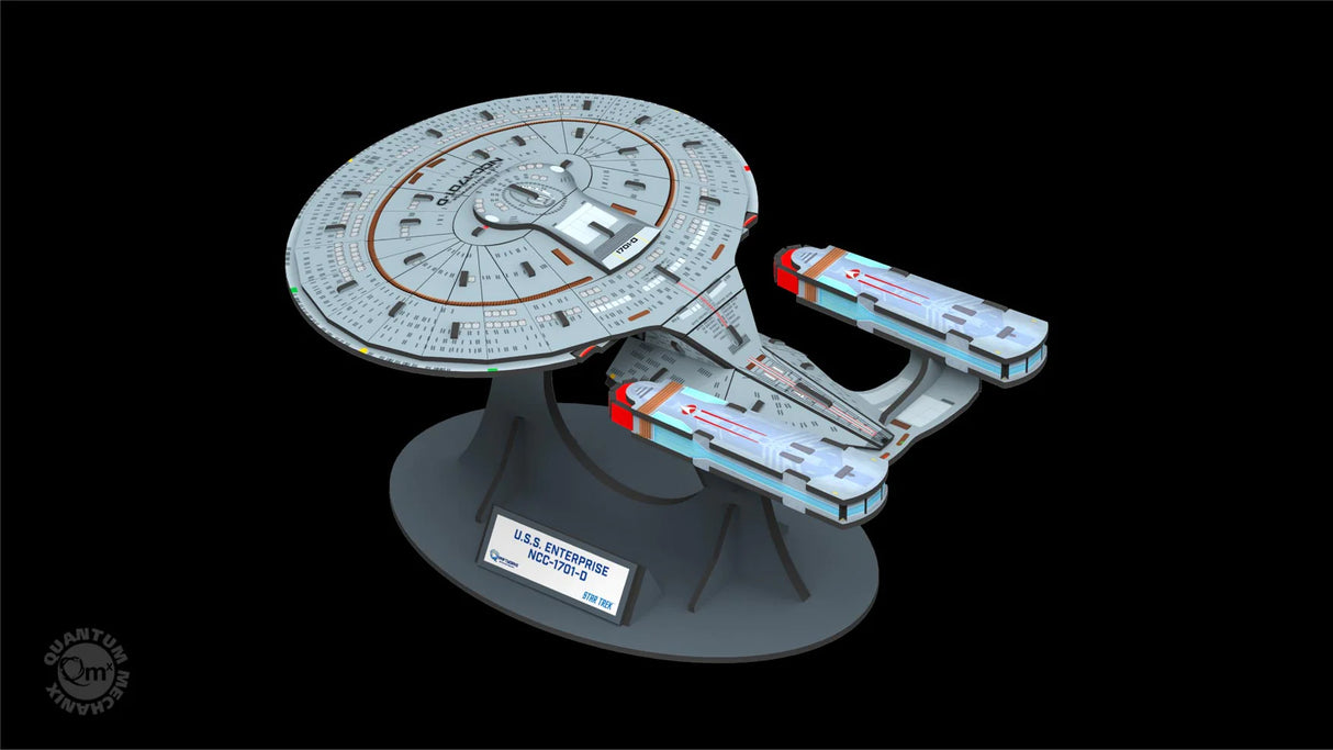 Star Trek USS Enterprise NCC-1701-D Qraftworks Puzzlefleet 3D Model Kit