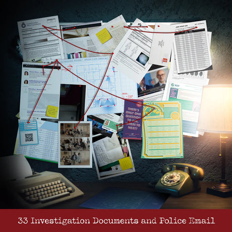 Murder At Mediluck Medicines Case File Evidence Bag Cryptic Killers