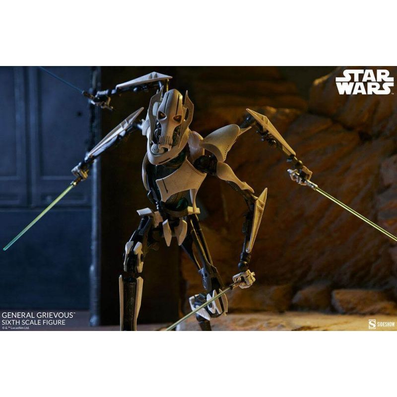 Star Wars General Grievous 1/6 Scale Hot Toys Collectible Figure