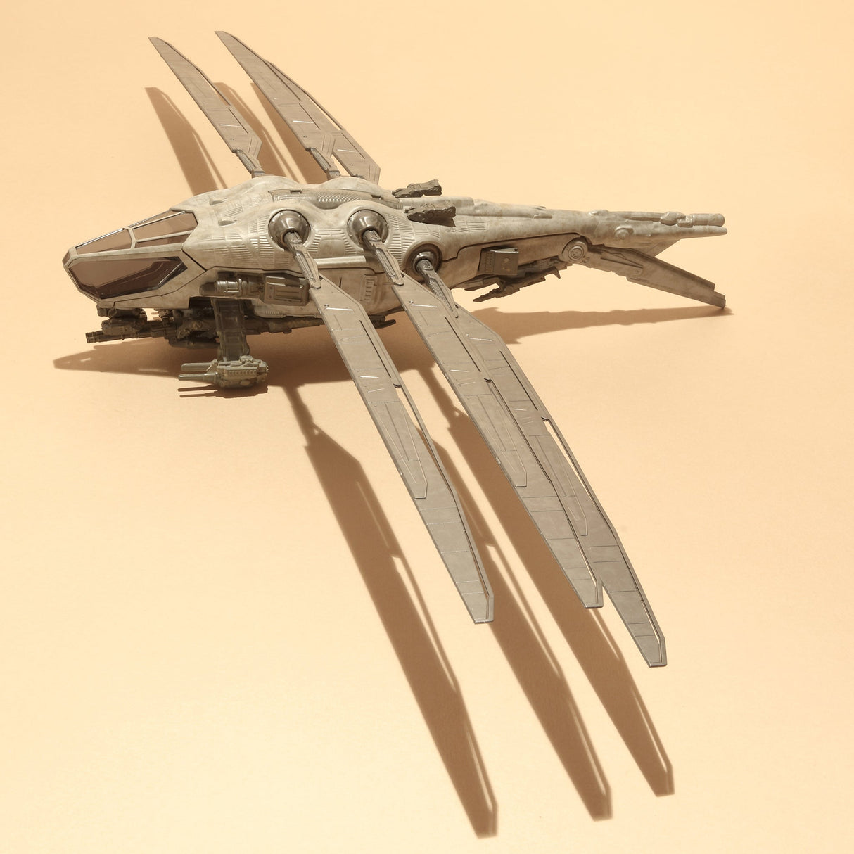 Dune Harkonnen Ornithopter Die-Cast Model Ship
