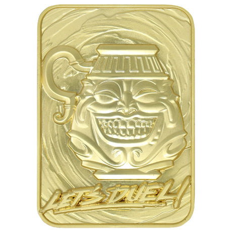 Yu-Gi-Oh! Limited Edition 24k Gold Plated Pot of Greed Metal Card