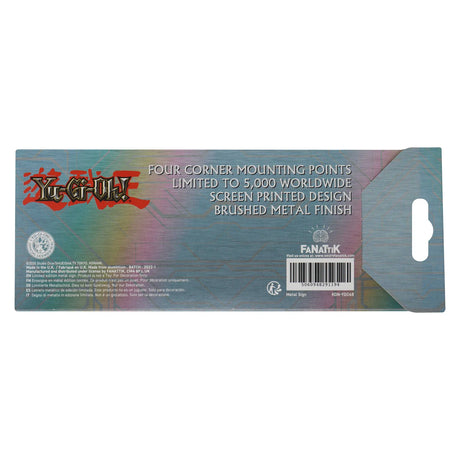 Yu-Gi-Oh! Limited Edition Duel Disk Schematic Fan-Plate (Slight Scratch)
