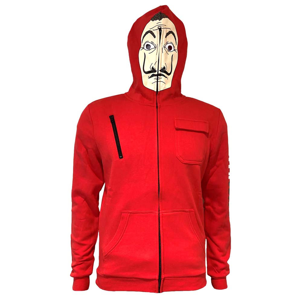 La Casa De Papel Mask Bespoke ZipUp Hood