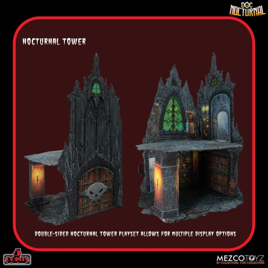 Doc Nocturnal 5 Points Nocturnal Tower Playset
