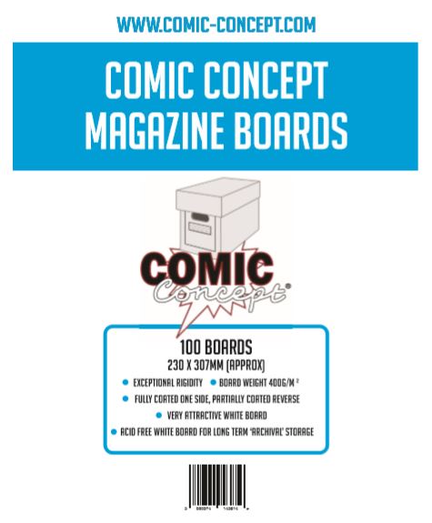 Comic Concept Magazine Boards 100-Pack