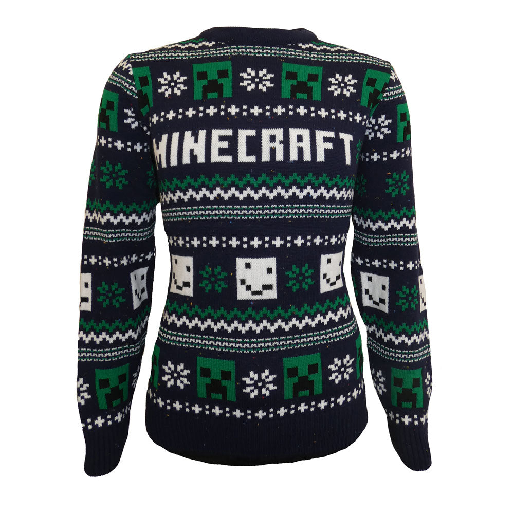 Minecraft Pattern Knitted Jumper – Comic Warehouse