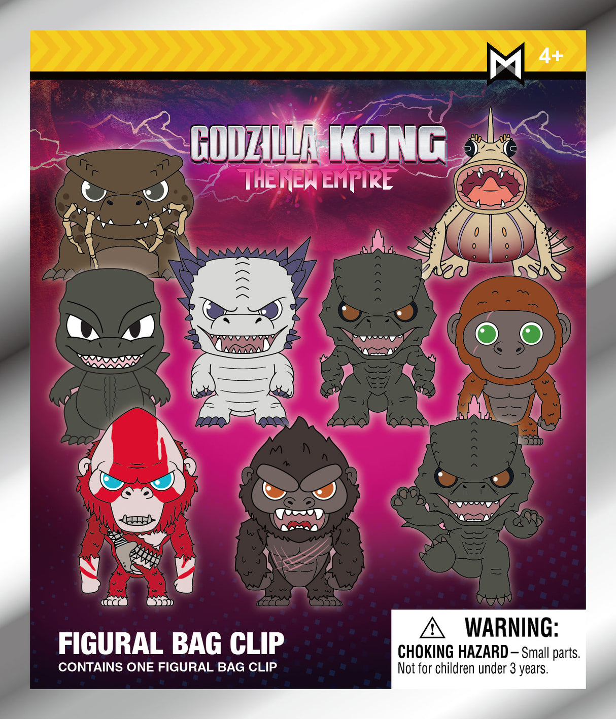 Monsterverse - Godzilla x Kong The New Empire PVC Character Bag Clip