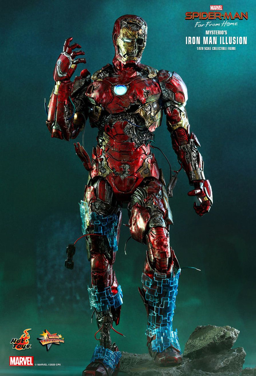 Marvel: Spiderman Far From Home: Mysterio's Iron Man Illusion: 1/6 Scale Hot Toys Collectible Figure