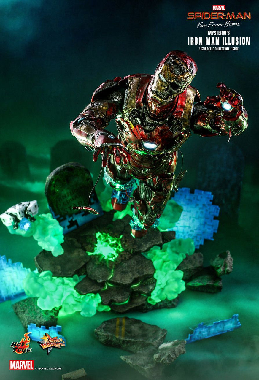 Marvel: Spiderman Far From Home: Mysterio's Iron Man Illusion: 1/6 Scale Hot Toys Collectible Figure