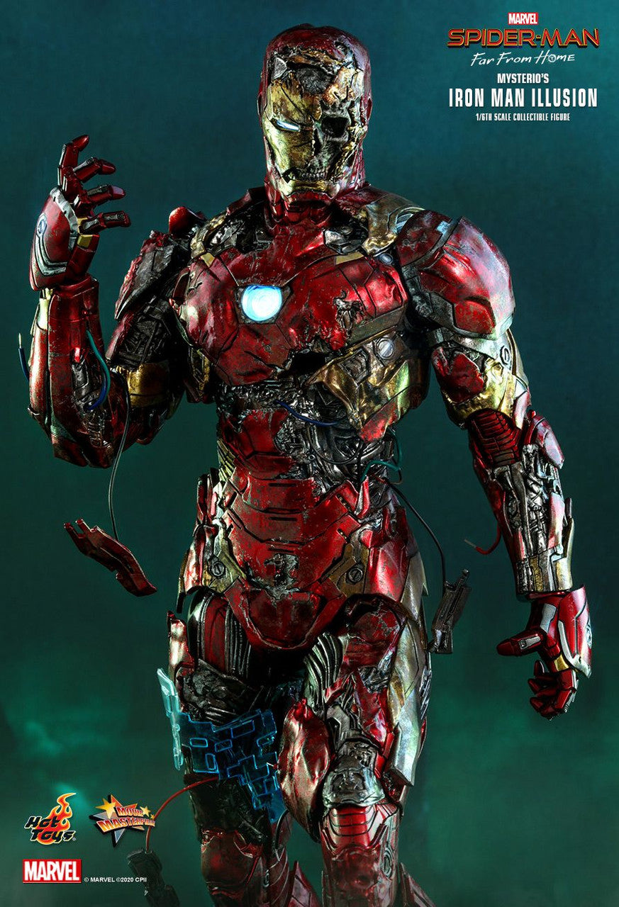 Marvel: Spiderman Far From Home: Mysterio's Iron Man Illusion: 1/6 Scale Hot Toys Collectible Figure