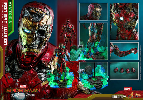 Marvel: Spiderman Far From Home: Mysterio's Iron Man Illusion: 1/6 Scale Hot Toys Collectible Figure