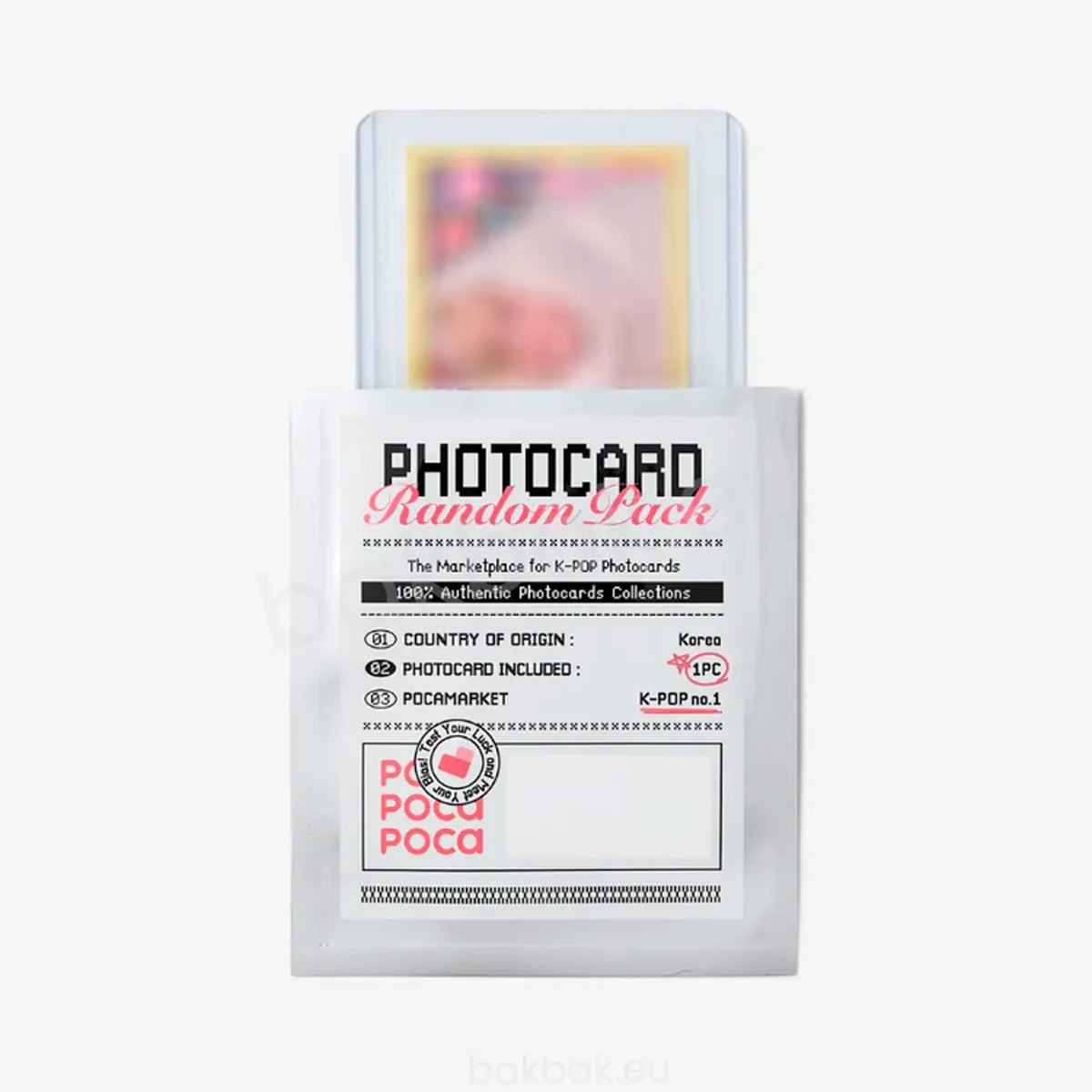 K-Pop Pocamarket Official Photocard Mystery Pack