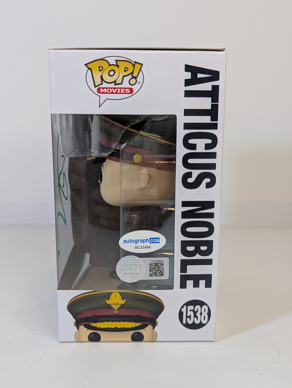 Rebel Moon Atticus Noble Funko Pop! Vinyl Figure #1538 Signed by Ed Skrein