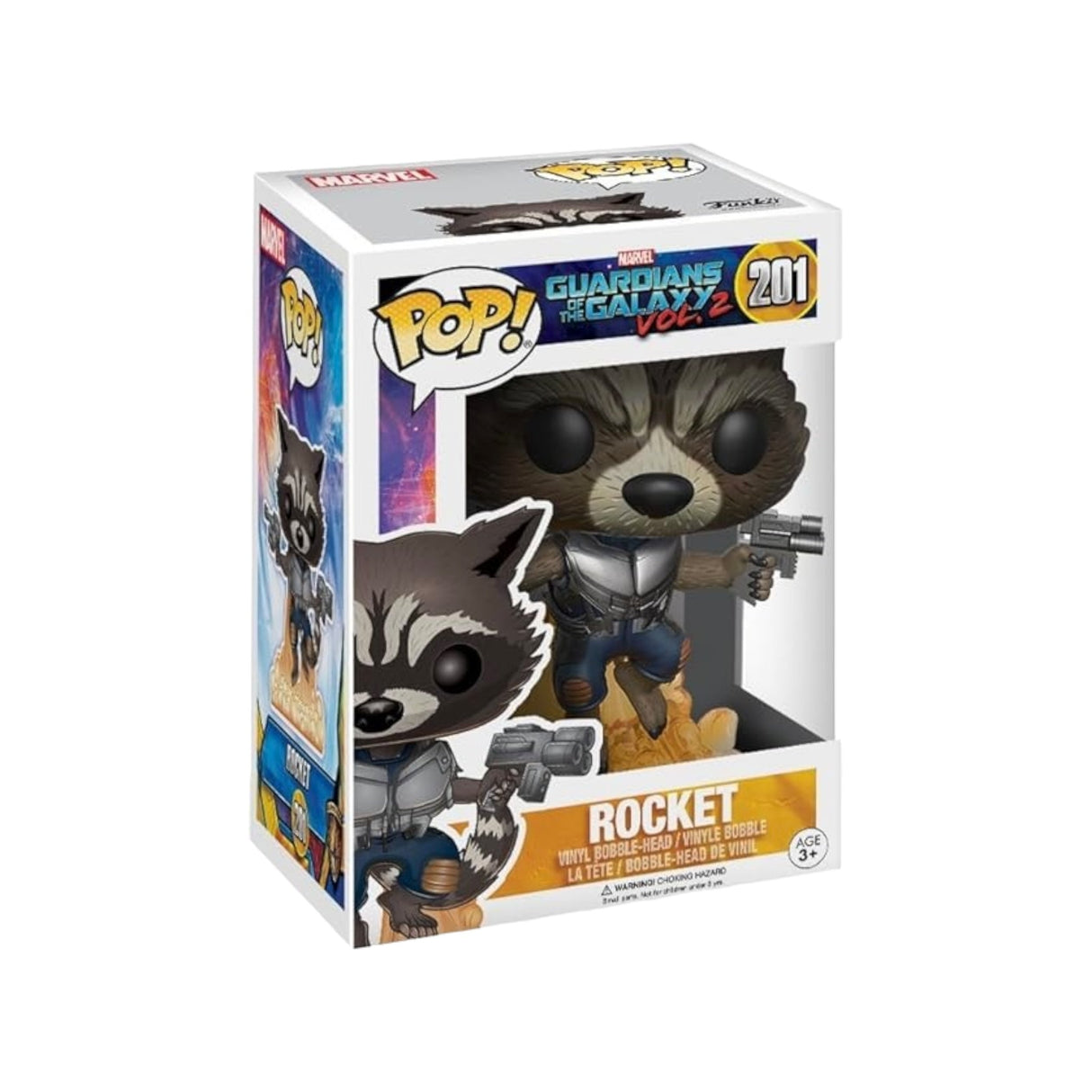 Marvel Guardians of the Galaxy Vol. 2 Rocket Funko Pop! Vinyl Figure #201