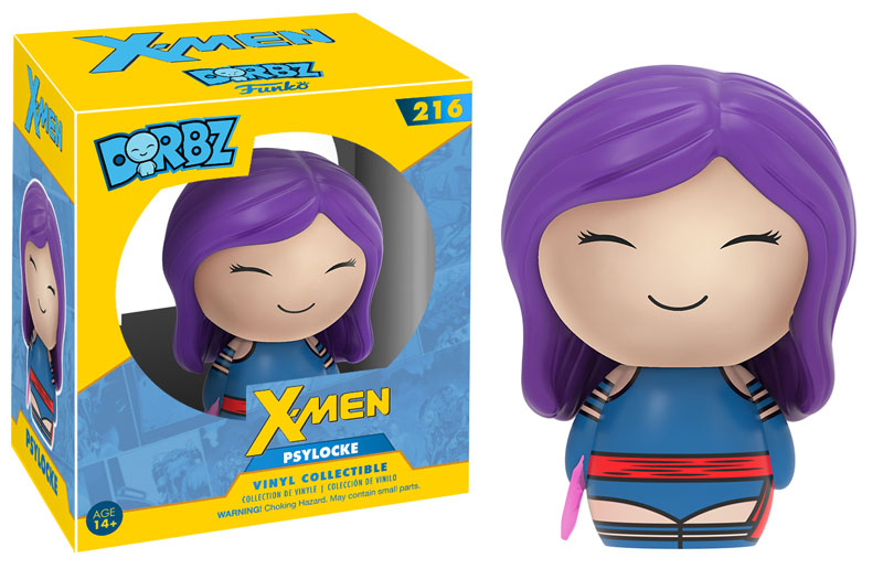Marvel X-Men Psylocke 3 Inch Funko DORBZ Vinyl Figure