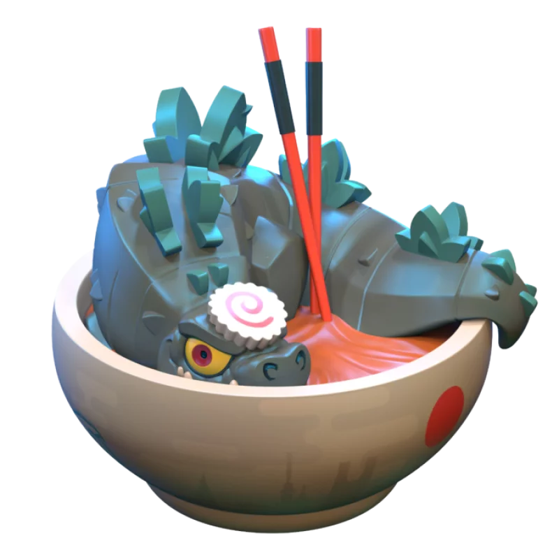Qrew Art Soup Dragon 7 Inch Limited Edition QMX Vinyl Figure