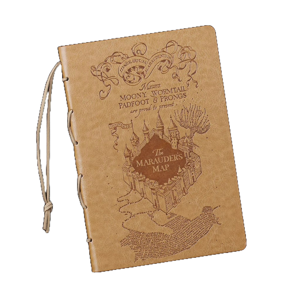 Harry Potter Marauder's Map 5.75 x 8 Inch Journal