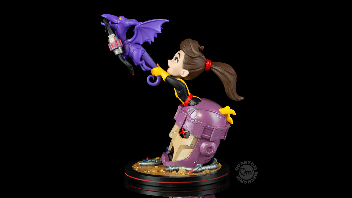 Marvel Kitty Pryde and Lockheed 5 Inch QMX Q-Fig Diorama