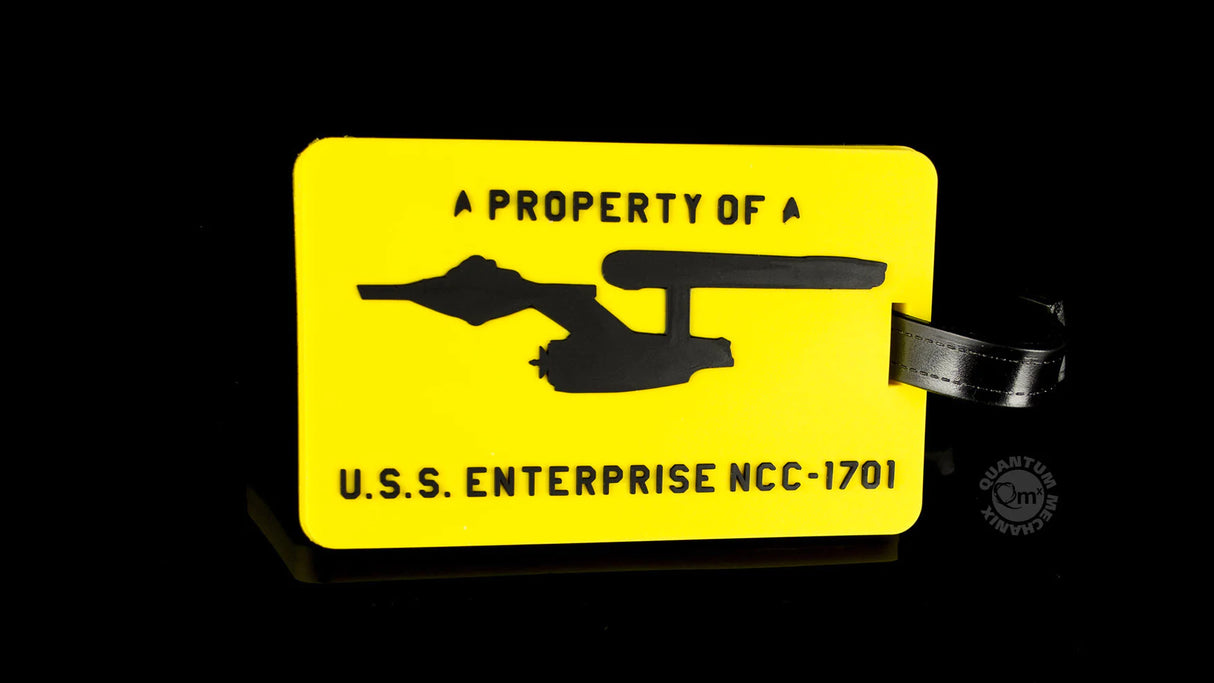 Star Trek USS Enterprise Luggage Q-Tag
