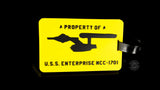 Star Trek USS Enterprise Luggage Q-Tag
