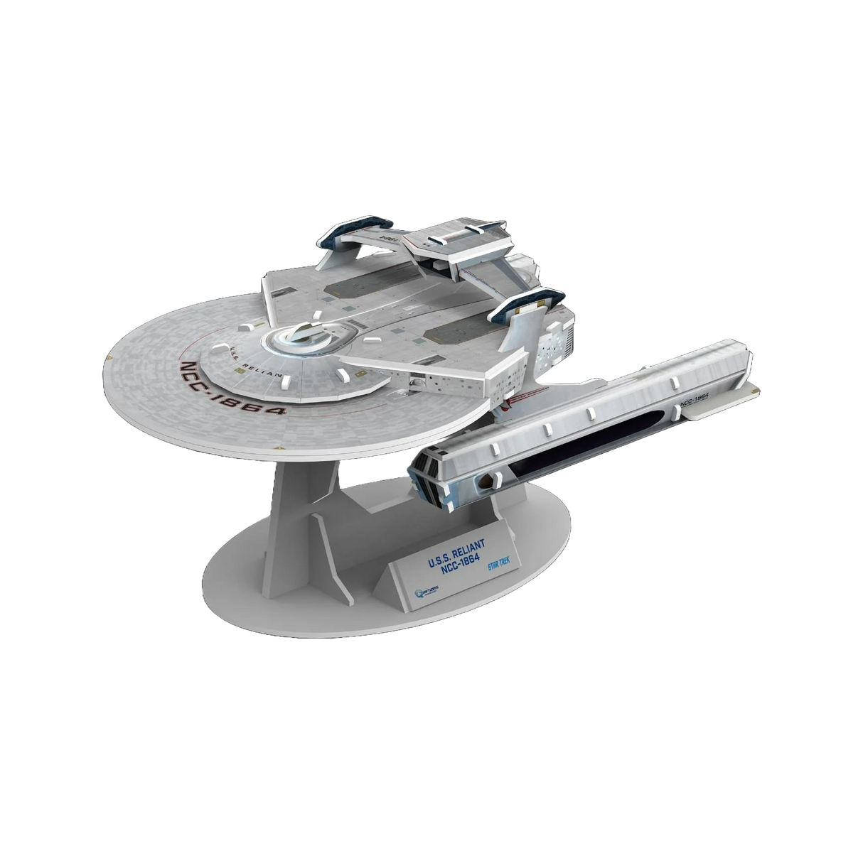 Star Trek U.S.S. Reliant NCC-1864 Qraftworks Puzzlefleet 3D Model Kit